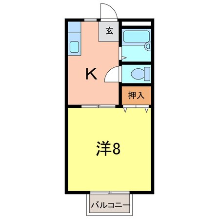 ハウスＫ３の物件間取画像